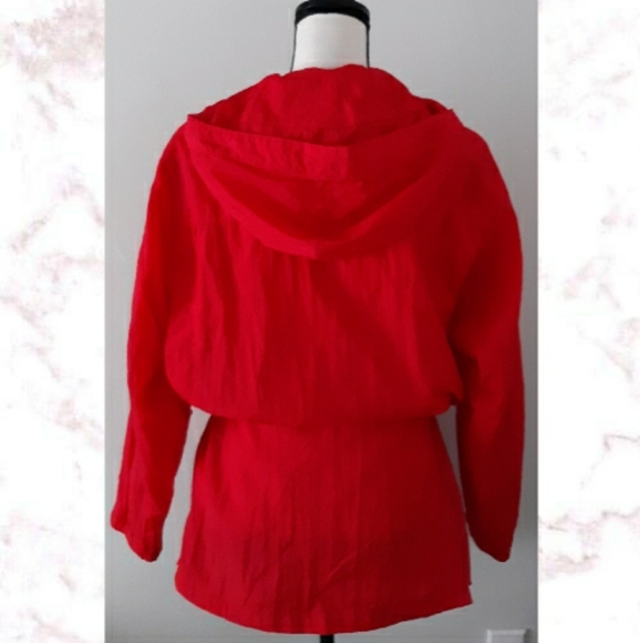 VTG Nylon Drawstring Jacket Medium - Picture 2 of 5